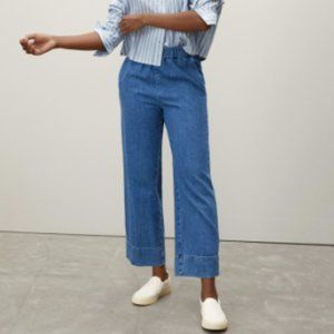 Everlane The Easy Jean Organic Cotton Wide Leg, Size 8
